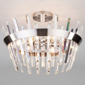 Светильник на штанге TK Lighting Steccato 10111/5 сатин-никель/прозрачный хрусталь Strotskis в Талице - talica.mebel24.online | фото 1