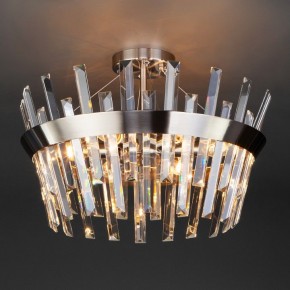 Светильник на штанге TK Lighting Steccato 10111/5 сатин-никель/прозрачный хрусталь Strotskis в Талице - talica.mebel24.online | фото 2