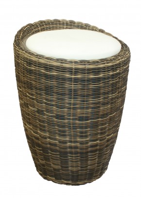 Табурет с местом для хранения LM-1100Rattan, кремовый в Талице - talica.mebel24.online | фото