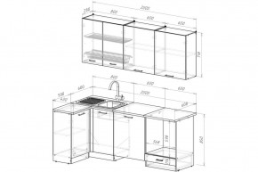 ТЕРЦИЯ Кухонный гарнитур Стандарт (1600 мм) в Талице - talica.mebel24.online | фото 2