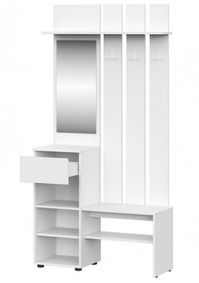 Токио Вешалка с зеркалом в Талице - talica.mebel24.online | фото 2