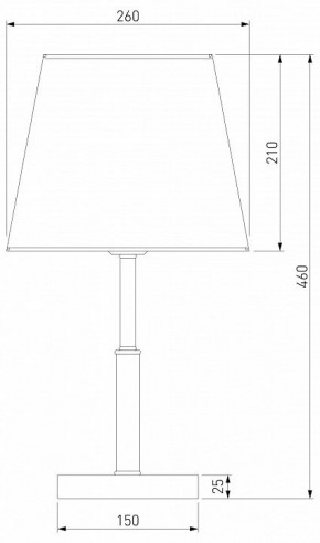 Торшер Eurosvet Ozark 01155/1 латунь в Талице - talica.mebel24.online | фото 3