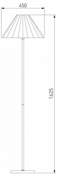 Торшер Eurosvet Peony 01133/1 хром/графит в Талице - talica.mebel24.online | фото 3