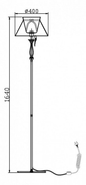 Торшер Maytoni Bird ARM013-22-W в Талице - talica.mebel24.online | фото 8