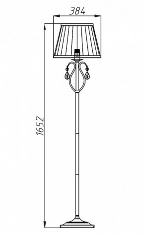 Торшер Maytoni Brionia ARM172-11-G в Талице - talica.mebel24.online | фото 2