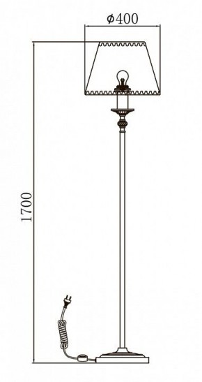 Торшер Maytoni Soffia RC093-FL-01-R в Талице - talica.mebel24.online | фото 3