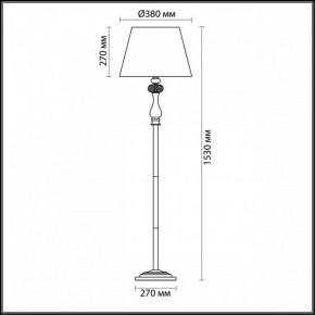 Торшер Odeon Light Gaellori 3393/1F в Талице - talica.mebel24.online | фото 3