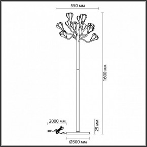 Торшер Odeon Light Gardi 5090/12F в Талице - talica.mebel24.online | фото 5