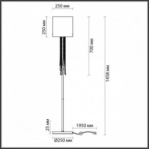 Торшер Odeon Light Nicole 4886/1F в Талице - talica.mebel24.online | фото 4