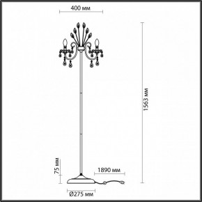Торшер Odeon Light Versia 4977/3F в Талице - talica.mebel24.online | фото 4