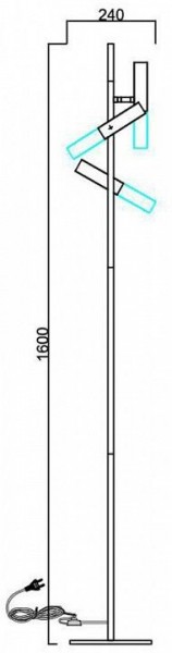 Торшер ST-Luce Eclip SL1236.405.03 в Талице - talica.mebel24.online | фото 5