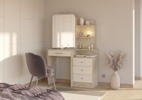 ВЕРОНА Трюмо (дуб крафт серый/скандинавское дерево белое) в Талице - talica.mebel24.online | фото 3