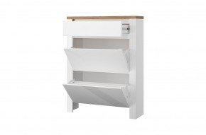 Тумба для обуви 2D1S, TAURUS, цвет белыйдуб вотан в Талице - talica.mebel24.online | фото 1