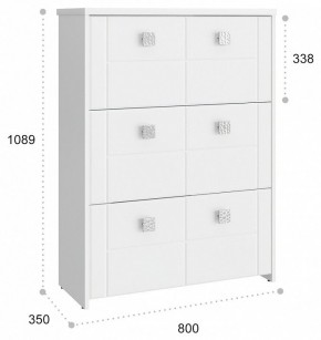 Тумба для обуви Изабель ИЗ-55К в Талице - talica.mebel24.online | фото 3