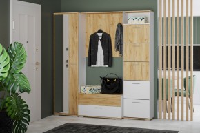 Тумба для обуви НМ 013.25 "Санти" (Белый/Крафт Золотой) в Талице - talica.mebel24.online | фото 3