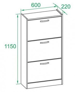Тумба для обуви То-23 в Талице - talica.mebel24.online | фото 3