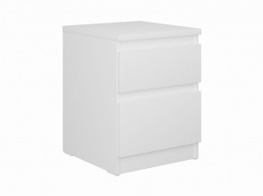 Тумба КАСТОР малая с двумя ящиками, цвет белый в Талице - talica.mebel24.online | фото