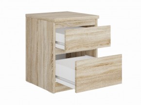 Тумба КАСТОР малая с двумя ящиками, цвет Дуб Сонома в Талице - talica.mebel24.online | фото 2