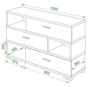 Тумба комбинированная Домино СБ-40/3-ПВК в Талице - talica.mebel24.online | фото 2