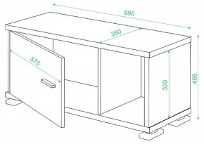Тумба комбинированная СБ-30/1 в Талице - talica.mebel24.online | фото 2