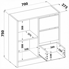 Тумба комбинированная Т-1 в Талице - talica.mebel24.online | фото 4