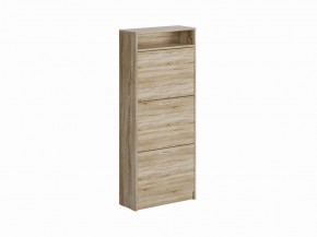 Тумба ОРИОН с тремя полками для обуви, цвет Дуб Сонома в Талице - talica.mebel24.online | фото