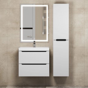 Тумба под раковину Uperwood Tanos 60 см, подвесная, белая/графит в Талице - talica.mebel24.online | фото 13