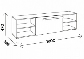 Тумба под ТВ Чернин 1800 в Талице - talica.mebel24.online | фото 5