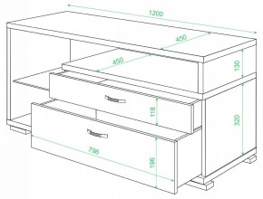 Тумба под ТВ Домино ТК-10М в Талице - talica.mebel24.online | фото 2