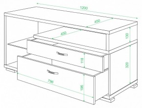 Тумба под ТВ ТК-10 М в Талице - talica.mebel24.online | фото 2