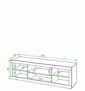 Тумба под ТВ Toivo Кон170 в Талице - talica.mebel24.online | фото 2