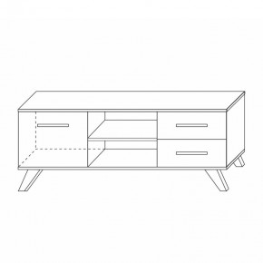 Тумба под ТВ Вега Скандинавия в Талице - talica.mebel24.online | фото 5