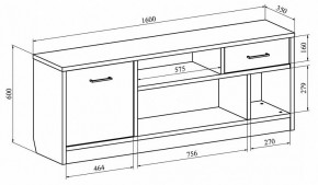 Тумба под ТВ Виктория ВИ-01К в Талице - talica.mebel24.online | фото 7