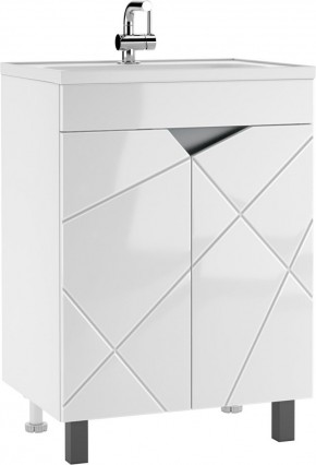 Тумба под умывальник "Absolute 60" Vector без ящика Домино (DV6603T) в Талице - talica.mebel24.online | фото