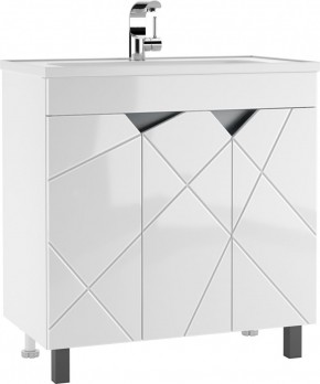 Тумба под умывальник "Absolute 80" Vector без ящика Домино (DV6604T) в Талице - talica.mebel24.online | фото 1