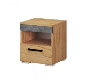 Тумба прикроватная Адель дуб крафт золотой/ателье светлое в Талице - talica.mebel24.online | фото