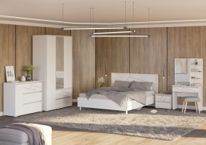 АДЕЛИНА Тумба прикроватная (белый рамух) в Талице - talica.mebel24.online | фото 3
