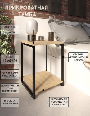 Тумба прикроватная "Лофт" (Лф.Т-2) в Талице - talica.mebel24.online | фото 4