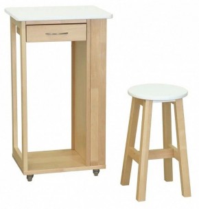 Тумба с табуретом Мебелик в Талице - talica.mebel24.online | фото 5