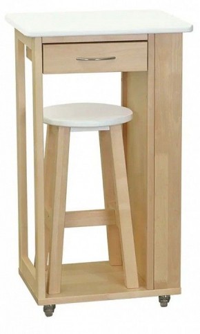 Тумба с табуретом Мебелик в Талице - talica.mebel24.online | фото 7