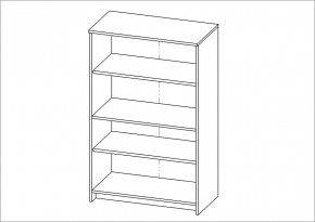 Тумба СИРИУС двухдверная высокая, цвет белый в Талице - talica.mebel24.online | фото 2