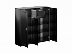Тумба СИРИУС трехдверная с одним ящиком, цвет Дуб Венге в Талице - talica.mebel24.online | фото 3