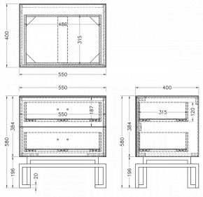 Тумбочка KFG085-NI в Талице - talica.mebel24.online | фото 5