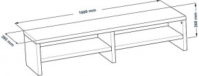 ТВ-тумба Энкель ТВ16, тамбурат, цвет белый в Талице - talica.mebel24.online | фото 3