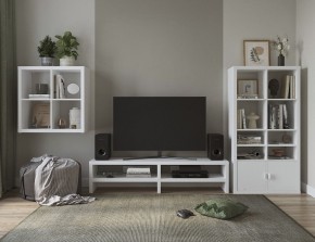ТВ-тумба Энкель ТВ16, тамбурат, цвет белый в Талице - talica.mebel24.online | фото 4