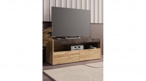 ВЕГАС Тумба ТВ (Дуб Вотан/Ателье темный​​​​​​​) в Талице - talica.mebel24.online | фото