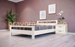ВЕРОНИКА-3 Кровать из массива 1200 (Слоновая кость) в Талице - talica.mebel24.online | фото