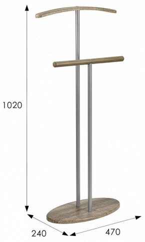 Вешалка для костюма Дэви 2 в Талице - talica.mebel24.online | фото 11