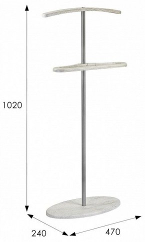 Вешалка для костюма Дэви 3 в Талице - talica.mebel24.online | фото 10