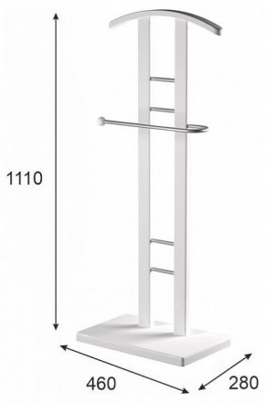 Вешалка для костюма Галант 321 в Талице - talica.mebel24.online | фото 10